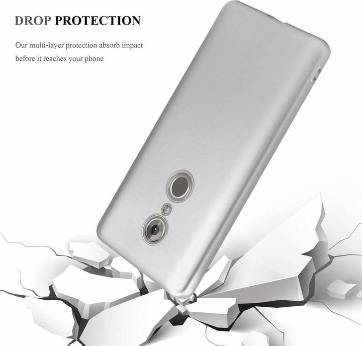 Image du produit Cadorabo Couverture métallique mate TPU (ZTE Axon 7 mini)