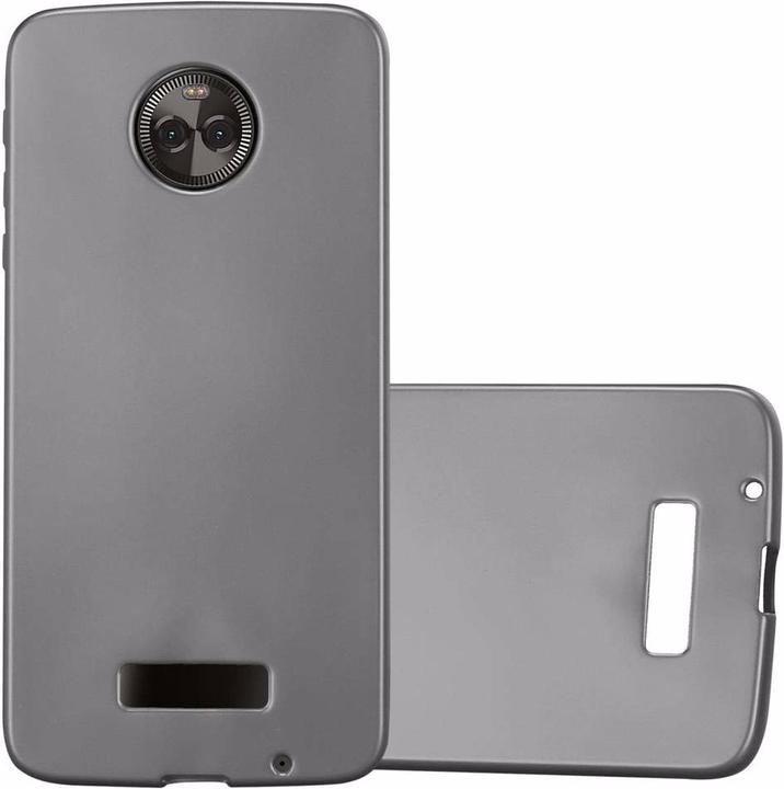 Actual product image Cadorabo TPU Matt Metallic Cover (Motorola Moto X4)