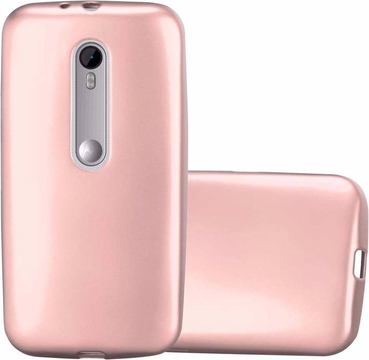 Actual product image Cadorabo TPU Matt Metallic Cover (Motorola Moto G3)