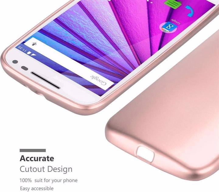 Actual product image Cadorabo TPU Matt Metallic Cover (Motorola Moto G3)