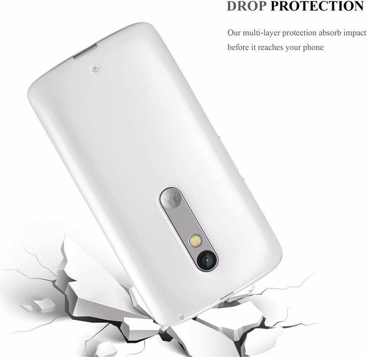 Actual product image Cadorabo TPU Matt Metallic Cover (Motorola Moto X Play)
