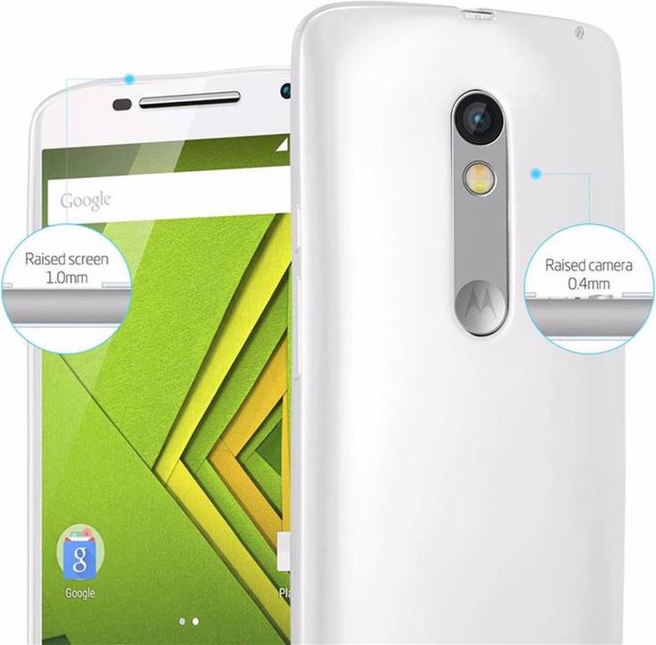 Actual product image Cadorabo TPU Matt Metallic Cover (Motorola Moto X Play)