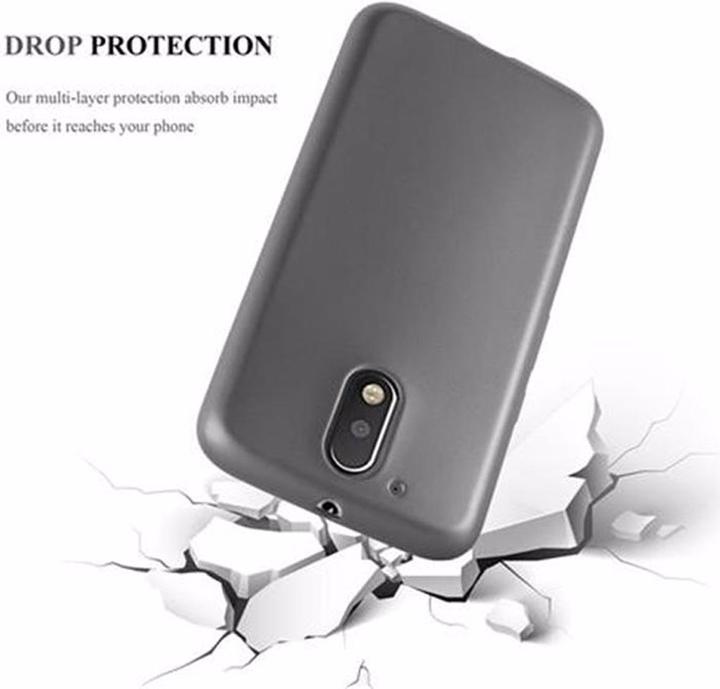 Actual product image Cadorabo TPU Matt Metallic Cover (Motorola Moto G4, Motorola Moto G4 Plus)