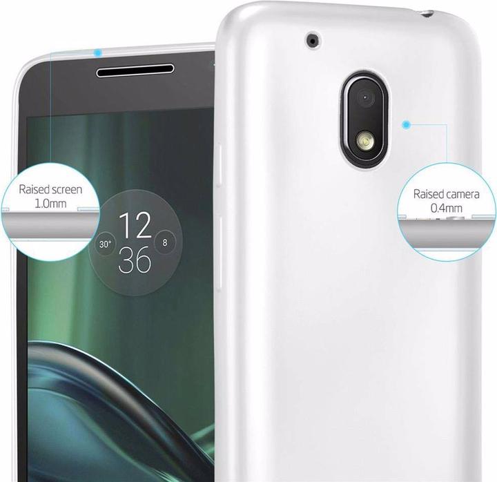 Actual product image Cadorabo TPU Matt Metallic Cover (Motorola Moto G4 Play)