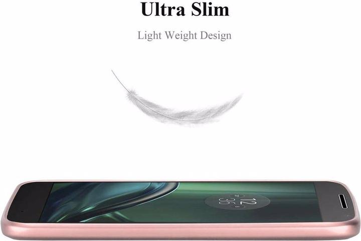 Actual product image Cadorabo TPU Matt Metallic Cover (Motorola Moto G4 Play)