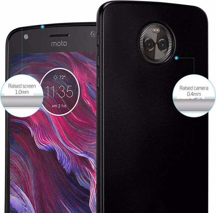 Actual product image Cadorabo TPU Matt Metallic Cover (Motorola Moto Z)