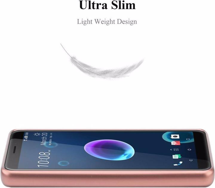 Actual product image Cadorabo TPU Matt Metallic Cover (HTC Desire 12)