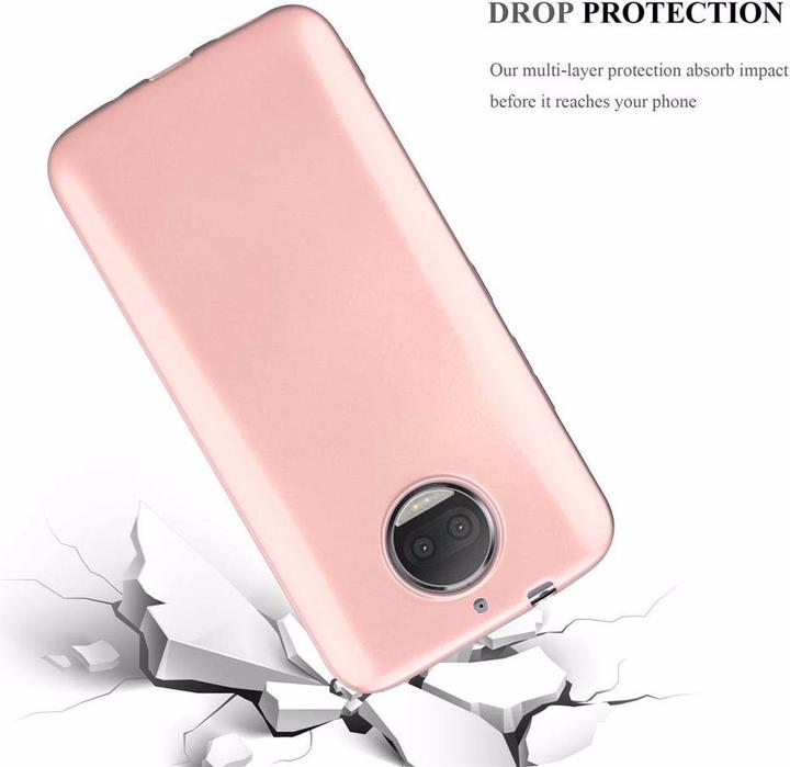 Actual product image Cadorabo TPU Matt Metallic Cover (Motorola Moto G5S Plus)