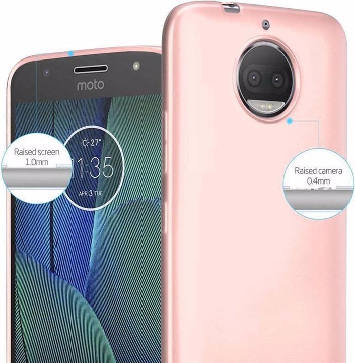 Actual product image Cadorabo TPU Matt Metallic Cover (Motorola Moto G5S Plus)