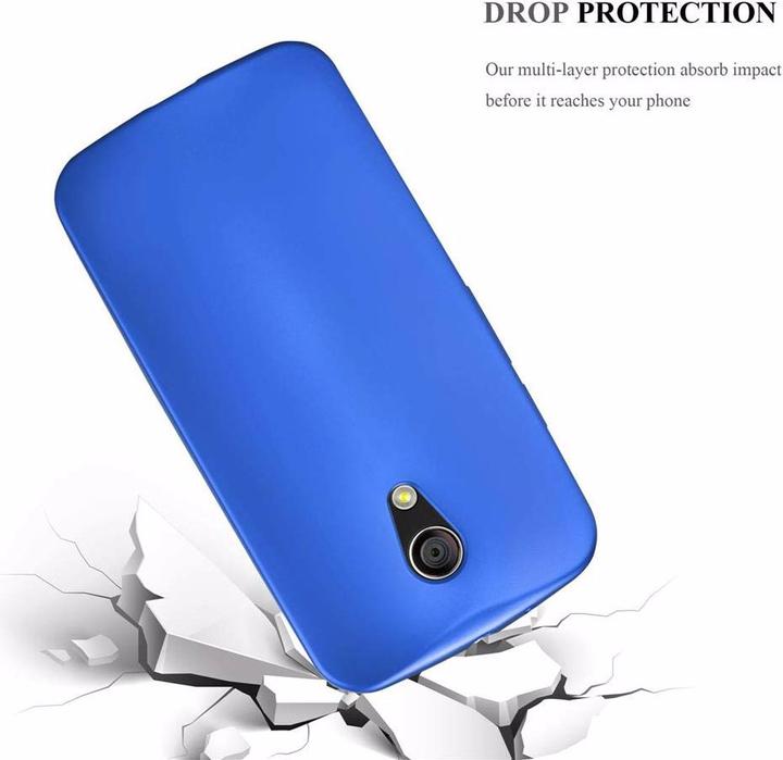 Actual product image Cadorabo TPU Matt Metallic Cover (Motorola Moto G2 (2nd Gen))