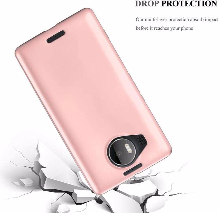 Actual product image Cadorabo TPU Matt Metallic Cover (Nokia Lumia 950 XL)