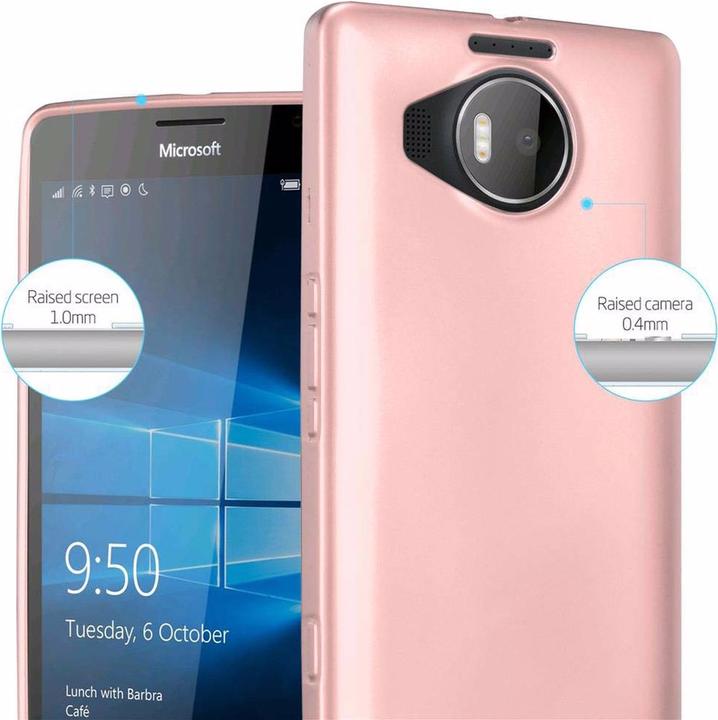 Actual product image Cadorabo TPU Matt Metallic Cover (Nokia Lumia 950 XL)