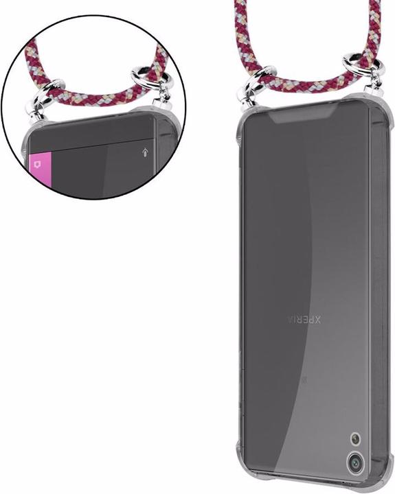 Produktbild Cadorabo TPU Handy Kette SILBER Cover