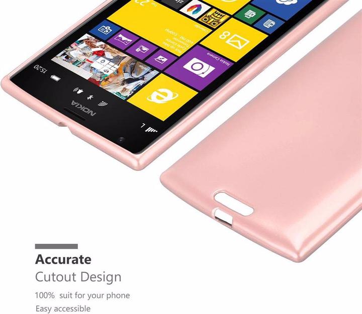 Actual product image Cadorabo TPU Matt Metallic Cover (Nokia Lumia 1520)