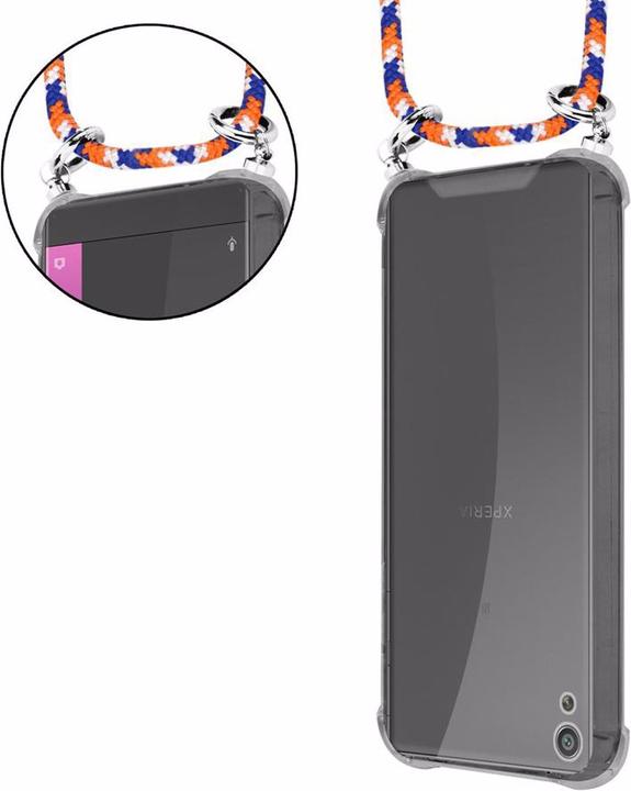 Produktbild Cadorabo TPU Handy Kette SILBER Cover (Sony Xperia XA)