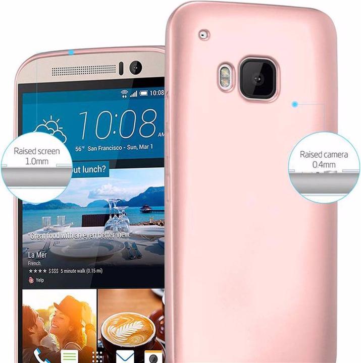 Image du produit Cadorabo Couverture métallique mate TPU (HTC One M9)