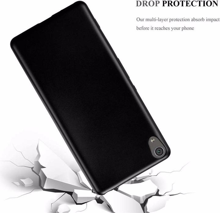 Actual product image Cadorabo TPU Matt Metallic Cover (Sony Xperia XA)