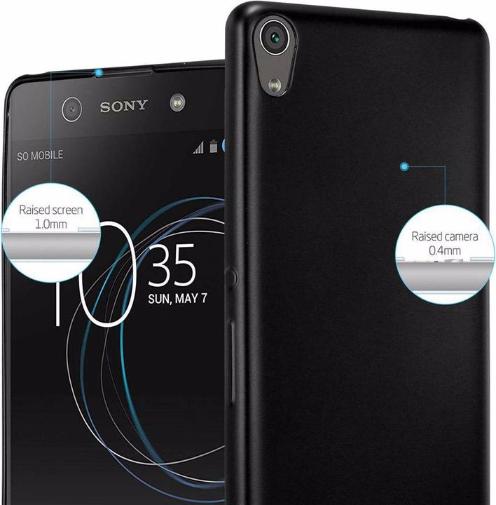 Actual product image Cadorabo TPU Matt Metallic Cover (Sony Xperia XA)