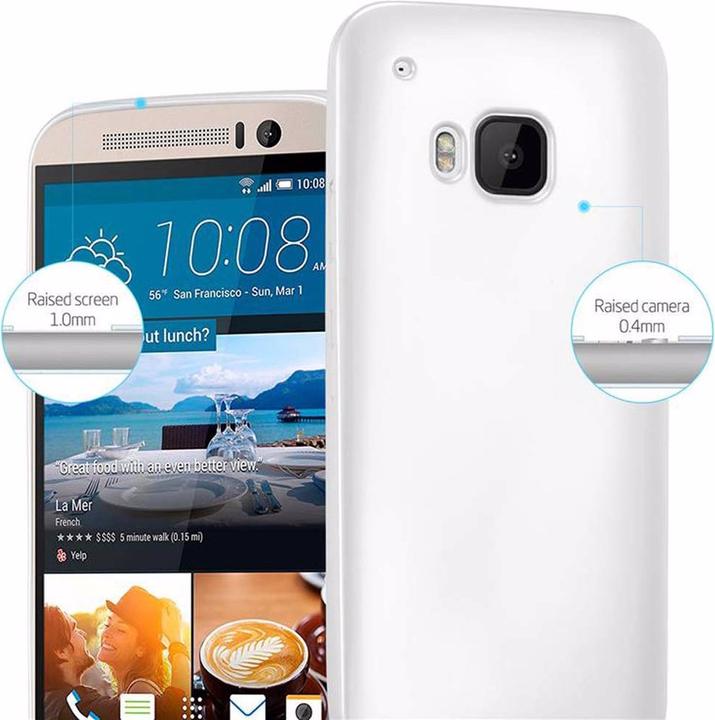 Actual product image Cadorabo TPU Matt Metallic Cover (HTC One M9)