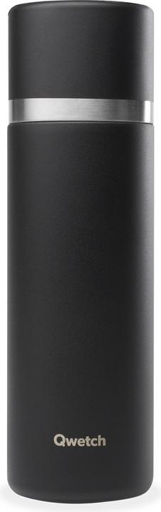 Qwetch Thermo inox isotherme - Isolier-Flasche mit Becher (0.75 l)