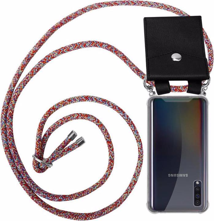 Cadorabo TPU Handy Kette SILBER Cover