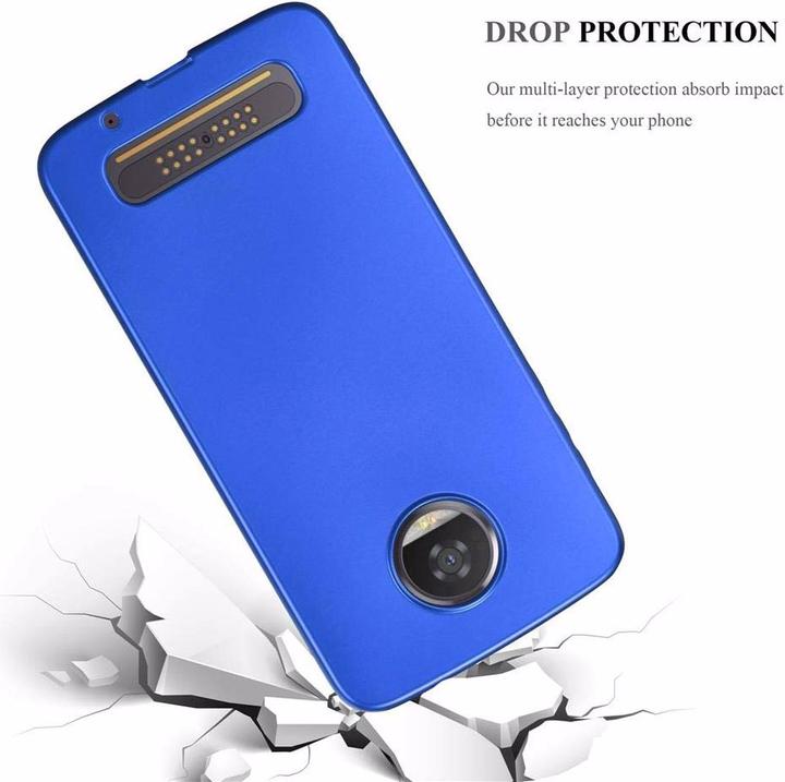 Image du produit Cadorabo Couverture métallique mate TPU (Motorola Moto Z2)