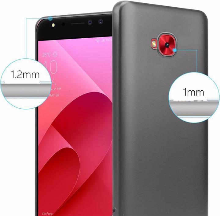Actual product image Cadorabo TPU Matt Metallic Cover (Asus Zenfone 4 Selfie Pro)