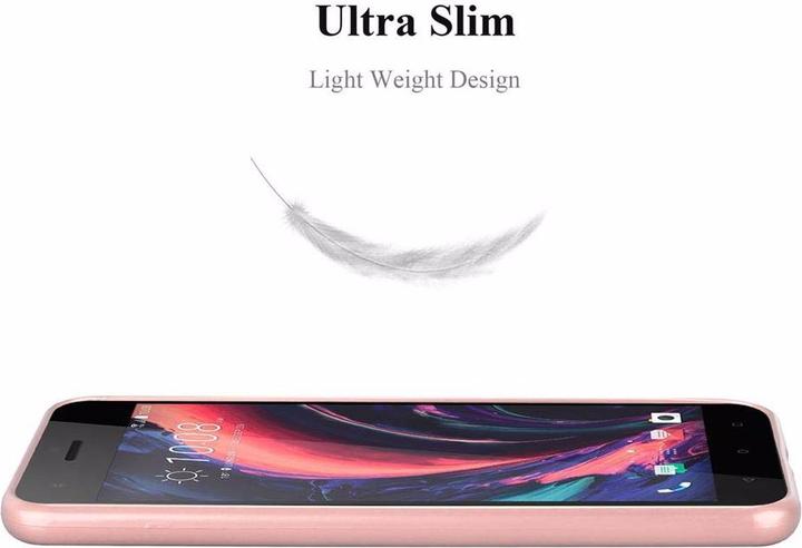 Actual product image Cadorabo TPU Matt Metallic Cover (HTC Desire 10 Pro)