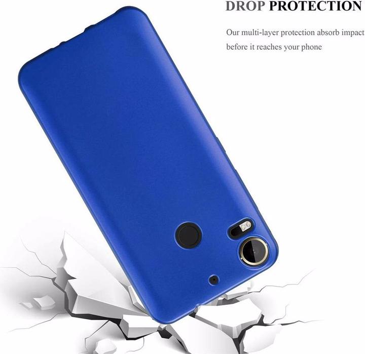 Actual product image Cadorabo TPU Matt Metallic Cover (HTC Desire 10 Pro)