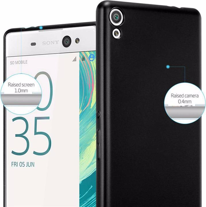 Actual product image Cadorabo TPU Matt Metallic Cover (Sony Xperia XA Ultra)