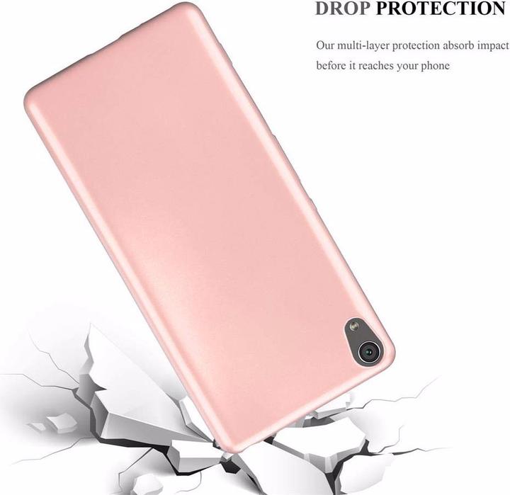 Image du produit Cadorabo Couverture métallique mate TPU (Sony Xperia XA)