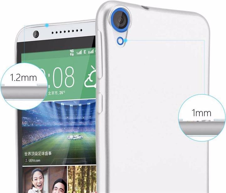Image du produit Cadorabo Couverture métallique mate TPU (HTC Desire 820)
