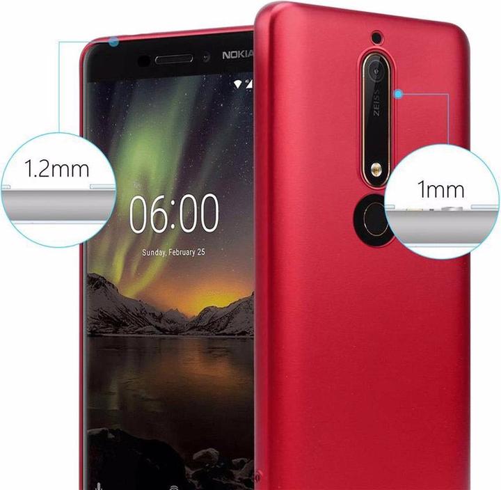Actual product image Cadorabo TPU Matt Metallic Cover (Nokia 6.1)