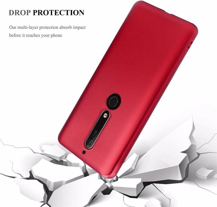 Actual product image Cadorabo TPU Matt Metallic Cover (Nokia 6.1)
