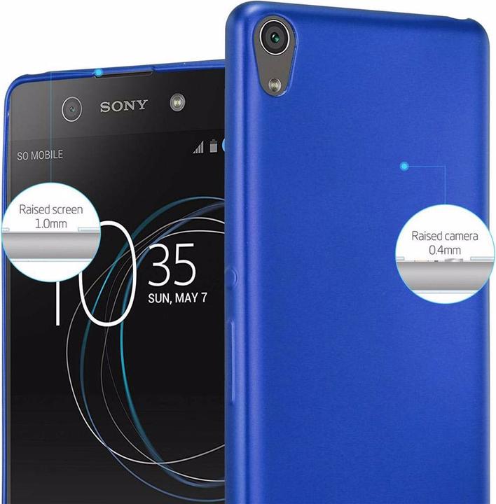 Actual product image Cadorabo TPU Matt Metallic Cover (Sony Xperia XA)
