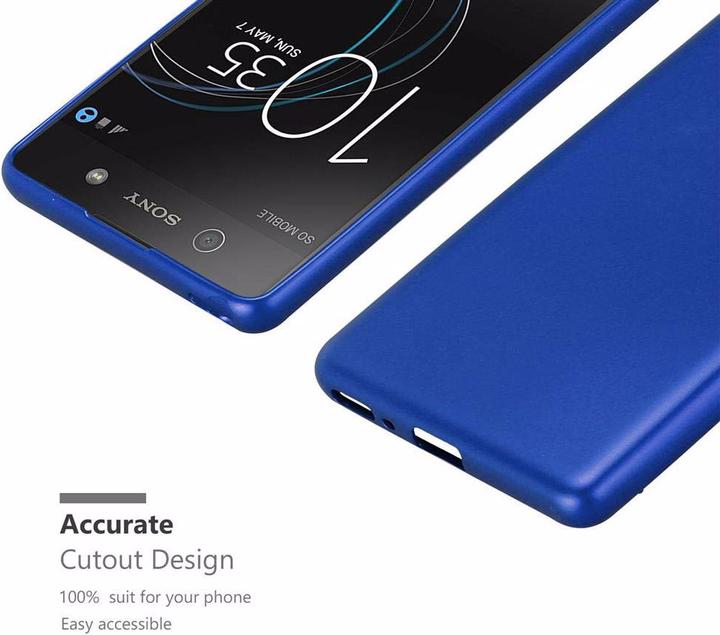 Actual product image Cadorabo TPU Matt Metallic Cover (Sony Xperia XA)