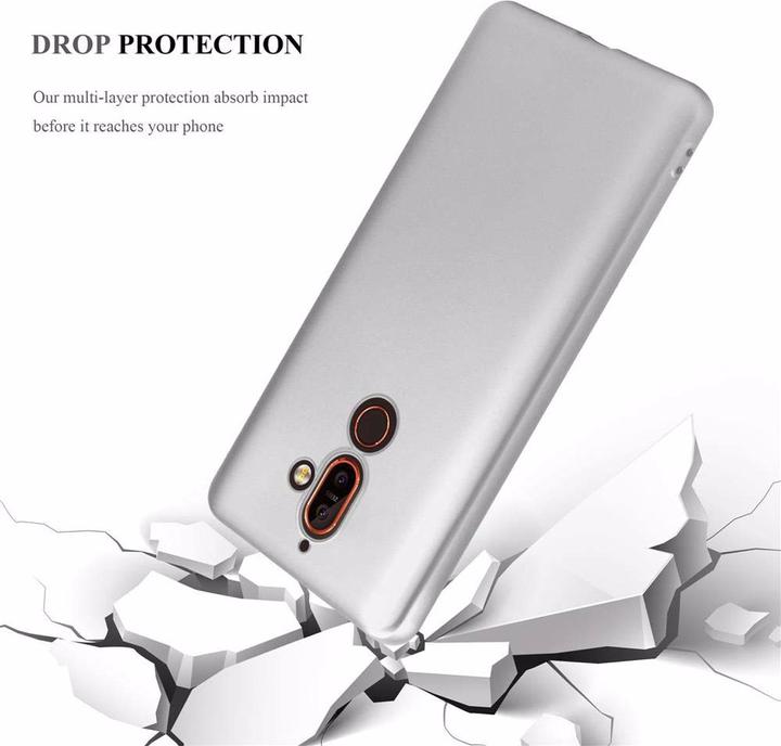 Actual product image Cadorabo TPU Matt Metallic Cover (Nokia 7 Plus)