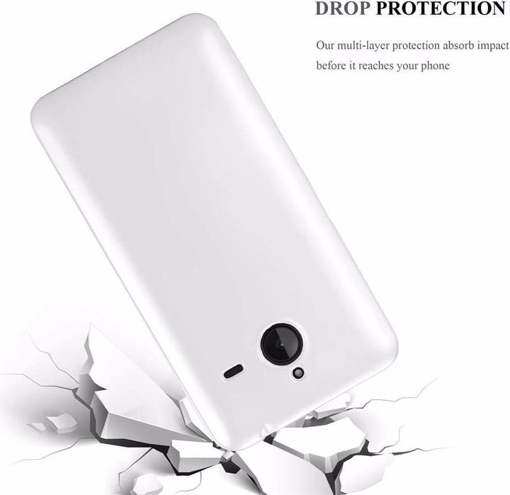 Image du produit Cadorabo Couverture métallique mate TPU (Microsoft Lumia 640 XL)