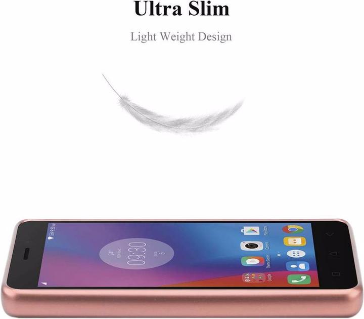 Actual product image Cadorabo TPU Matt Metallic Cover (lg K6, Lenovo K6 Power)