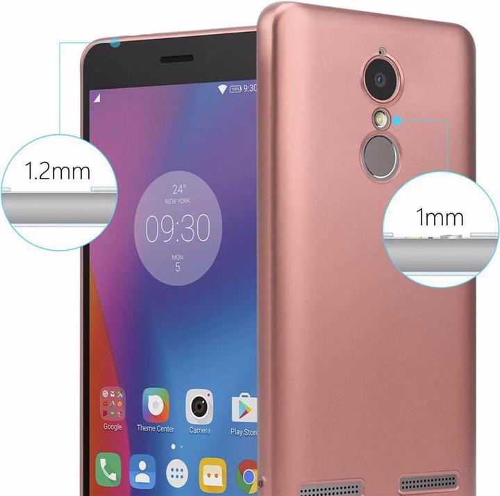 Actual product image Cadorabo TPU Matt Metallic Cover (lg K6, Lenovo K6 Power)