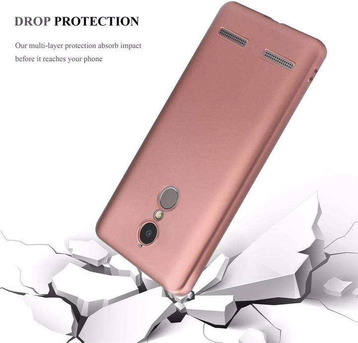 Actual product image Cadorabo TPU Matt Metallic Cover (lg K6, Lenovo K6 Power)