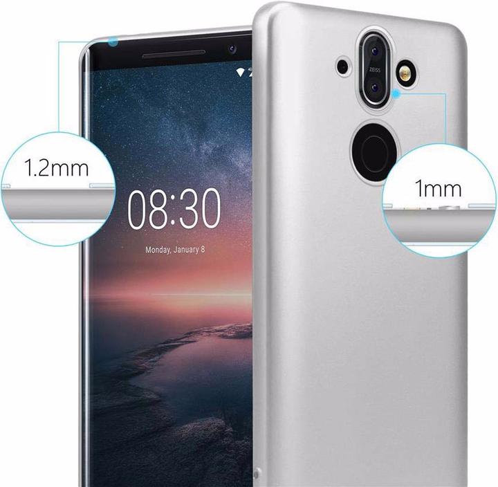 Immagine prodotto Cadorabo Copertura metallica opaca in TPU (Nokia 8 Scirocco)