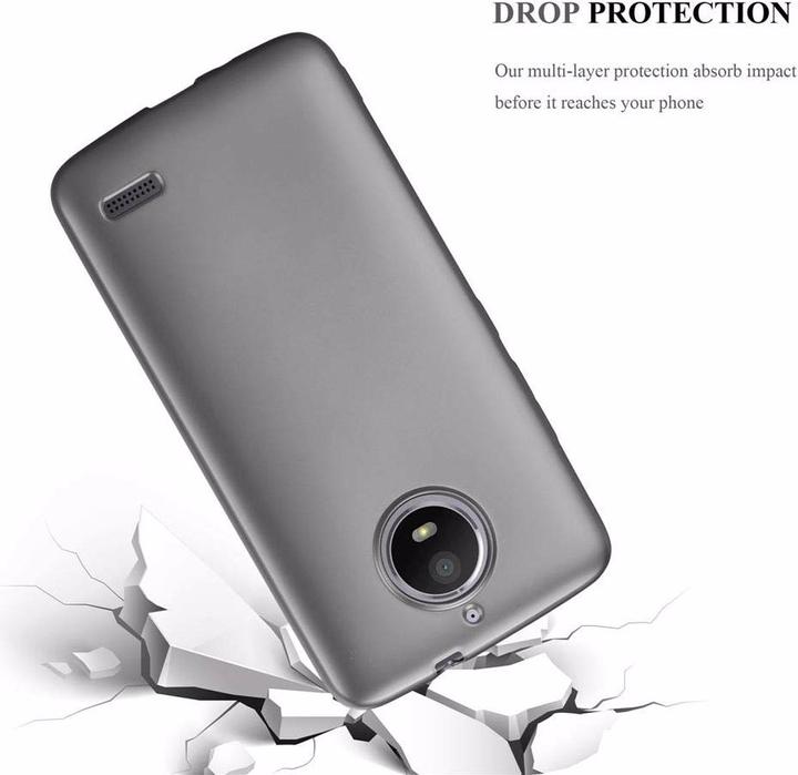 Image du produit Cadorabo Couverture métallique mate TPU (Motorola Moto E4)