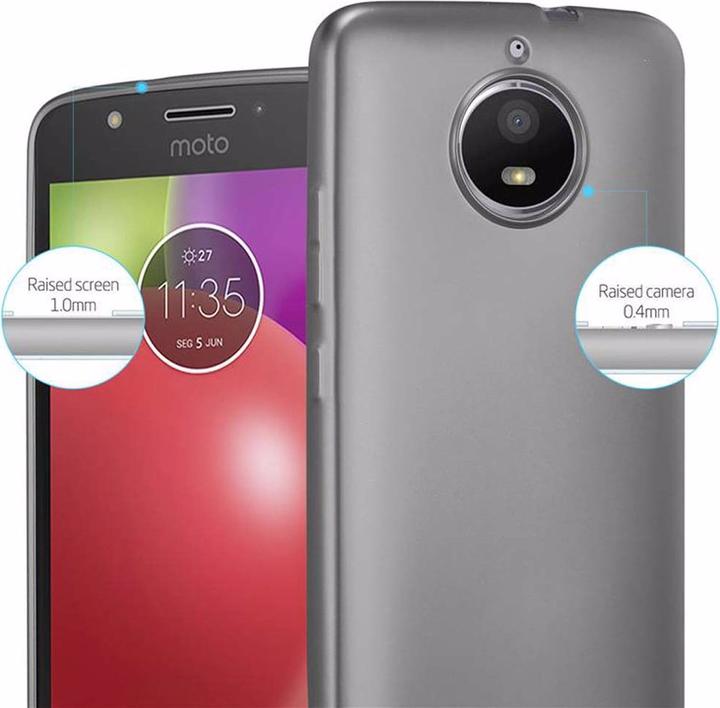Image du produit Cadorabo Couverture métallique mate TPU (Motorola Moto E4)
