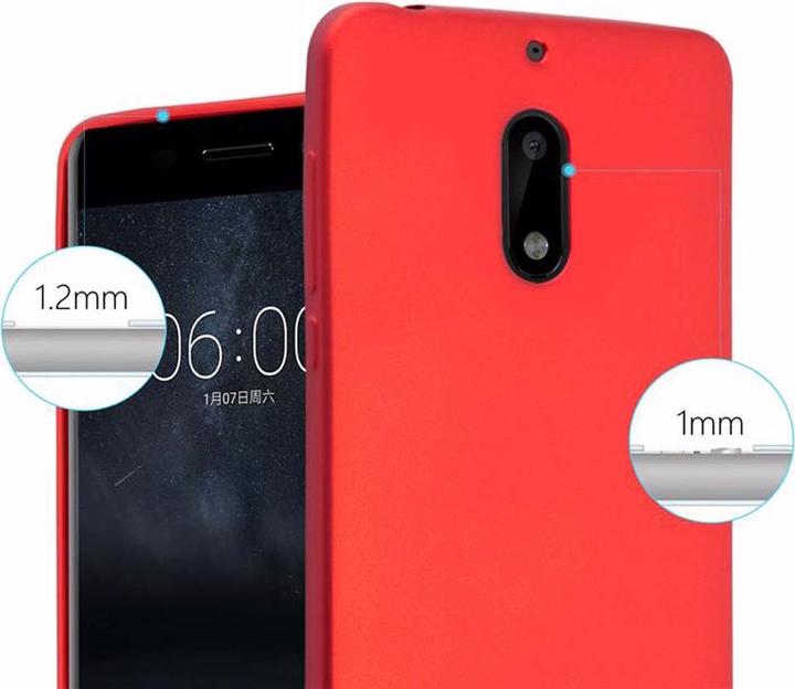 Image du produit Cadorabo Couverture métallique mate TPU (Huawei Y6 (2017))
