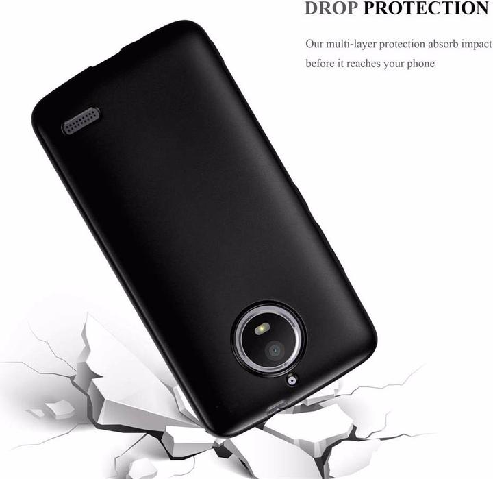 Actual product image Cadorabo TPU Matt Metallic Cover (Motorola Moto E4)
