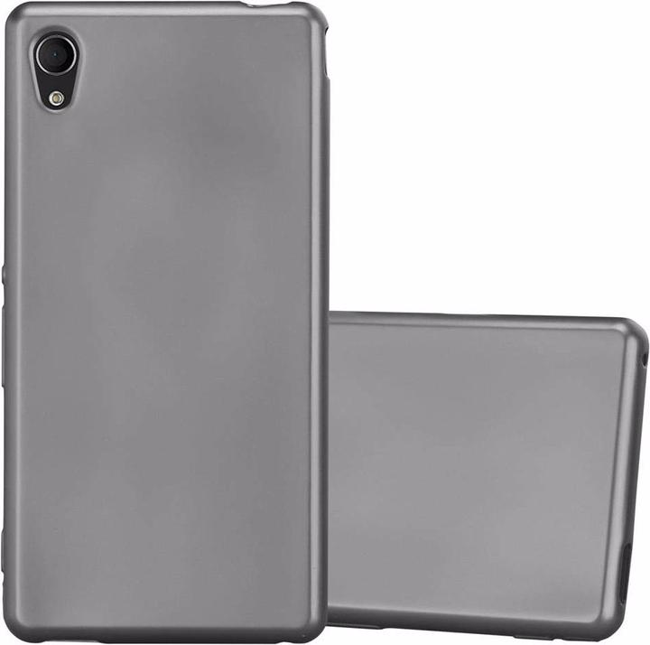 Actual product image Cadorabo TPU Matt Metallic Cover (Sony Xperia M4 Aqua)