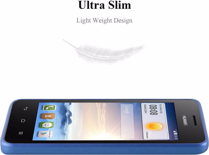 Image du produit Cadorabo Couverture métallique mate TPU (Huawei Ascend Y330, Huawei Ascend Y360)