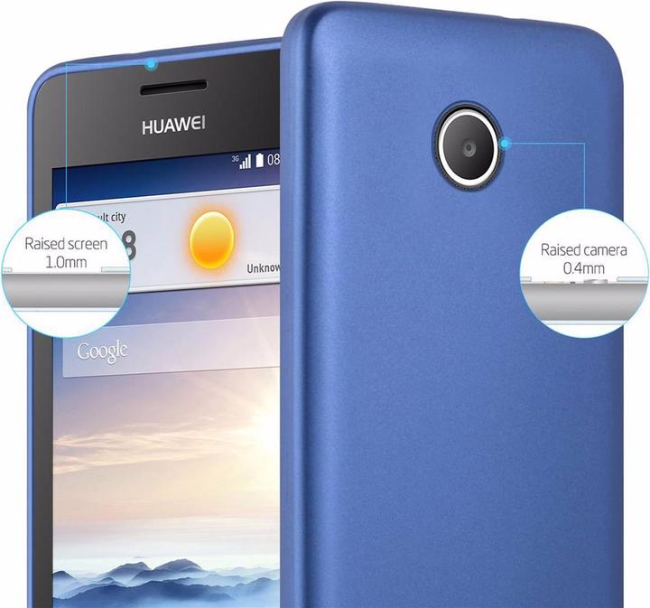 Image du produit Cadorabo Couverture métallique mate TPU (Huawei Ascend Y330, Huawei Ascend Y360)