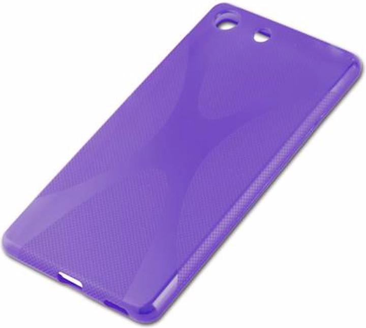 Actual product image Cadorabo TPU X-Line Cover (Sony Xperia M5)